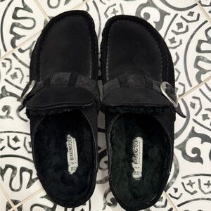 Birkenstock Black Suede Women’s Clog